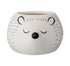BLOOMINGVILLE MINI - White Hedgehog Stoneware Jar